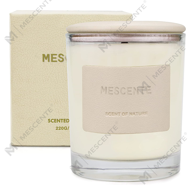 M&Scent Groothandel Mooie gerecycleerde glazen potten Kaarsen in China, Relax Candle