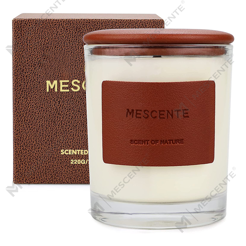 M&Scent Groothandel Mooie gerecycleerde glazen potten Kaarsen in China, Relax Candle