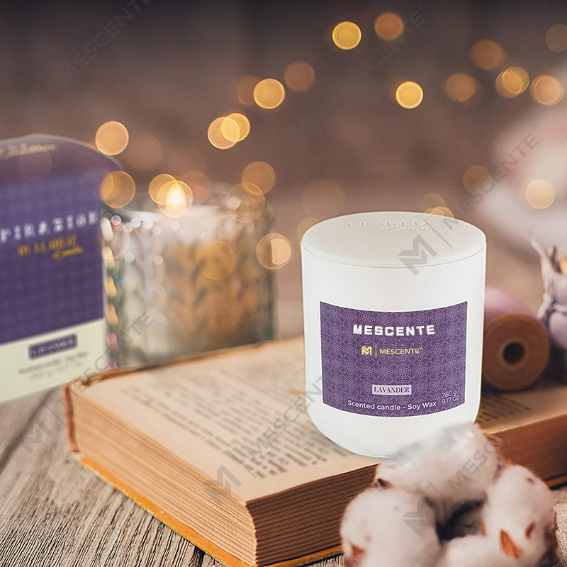 M&Scent Mason Jar Mini Kaarsen op Sojabasis, Luxe Verpakking Marmeren Kaars Sojawas