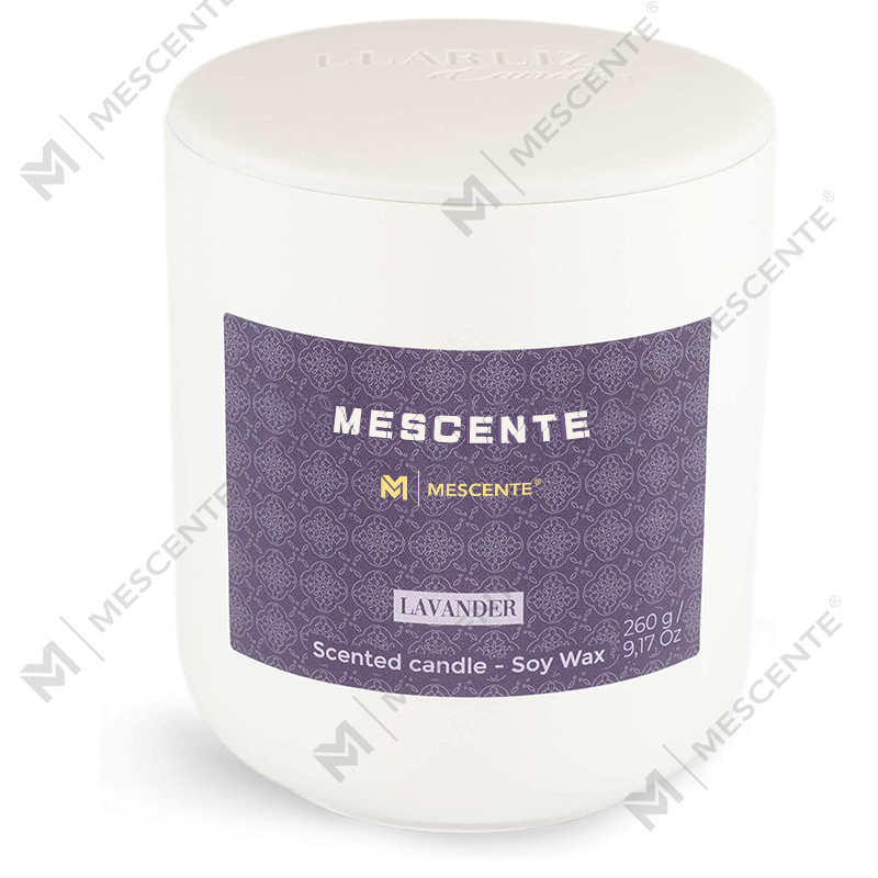 M&Scent Mason Jar Mini Kaarsen op Sojabasis, Luxe Verpakking Marmeren Kaars Sojawas