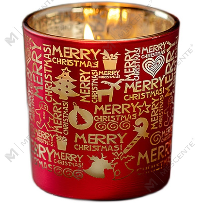 M&Scent Vakantiegeur Kerst Rookloze Sterrenhemel Cup Geurkaars Cadeau met Hand