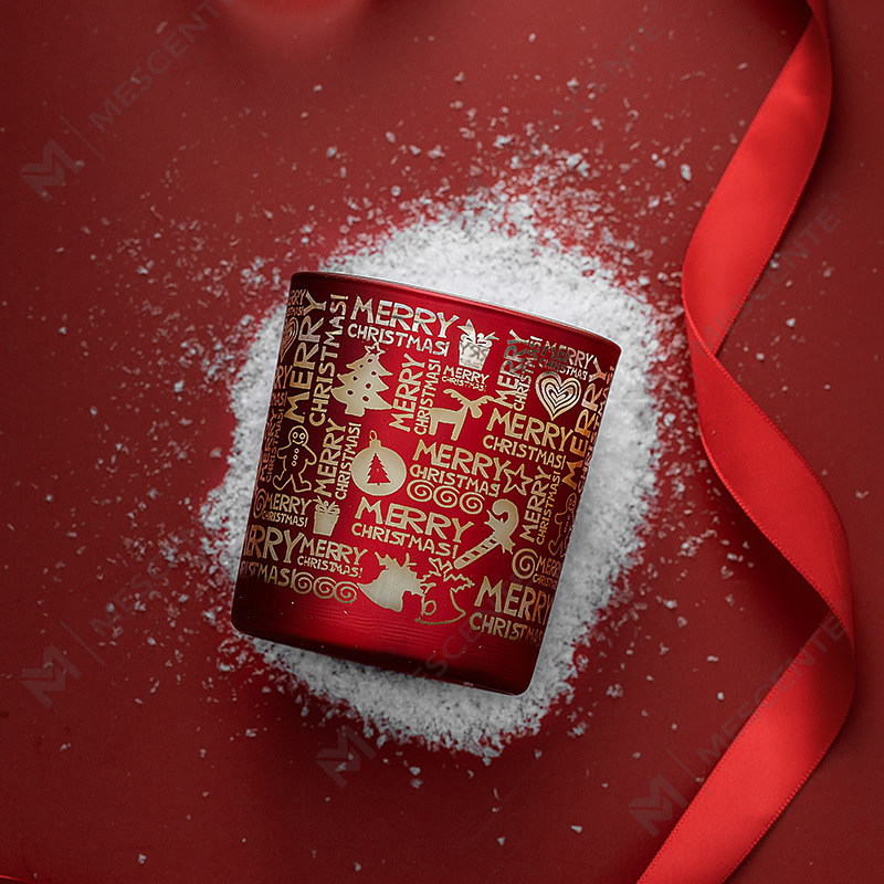 M&Scent Vakantiegeur Kerst Rookloze Sterrenhemel Cup Geurkaars Cadeau met Hand