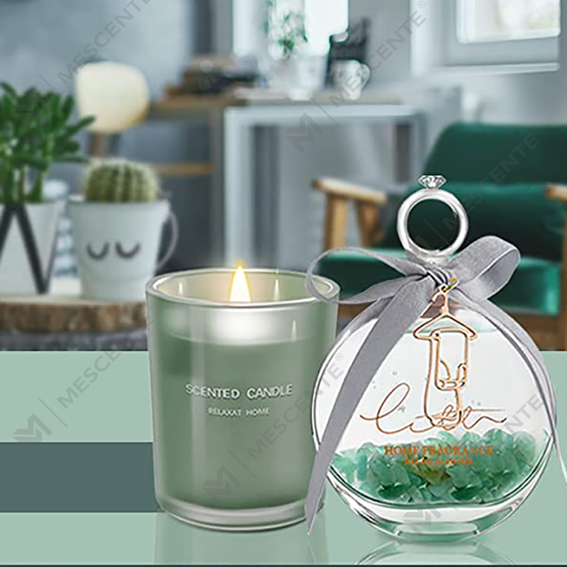 M&S cent citroenbasilicum geurolie, rietverspreider en geurkaars cadeauset met stokjes voor thuis