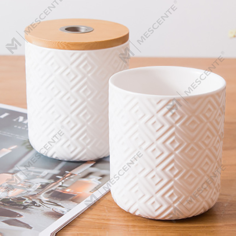 M&Scent 100 ml 200 ml ronde keramische aroma decoratieve glazen fles rietverspreider