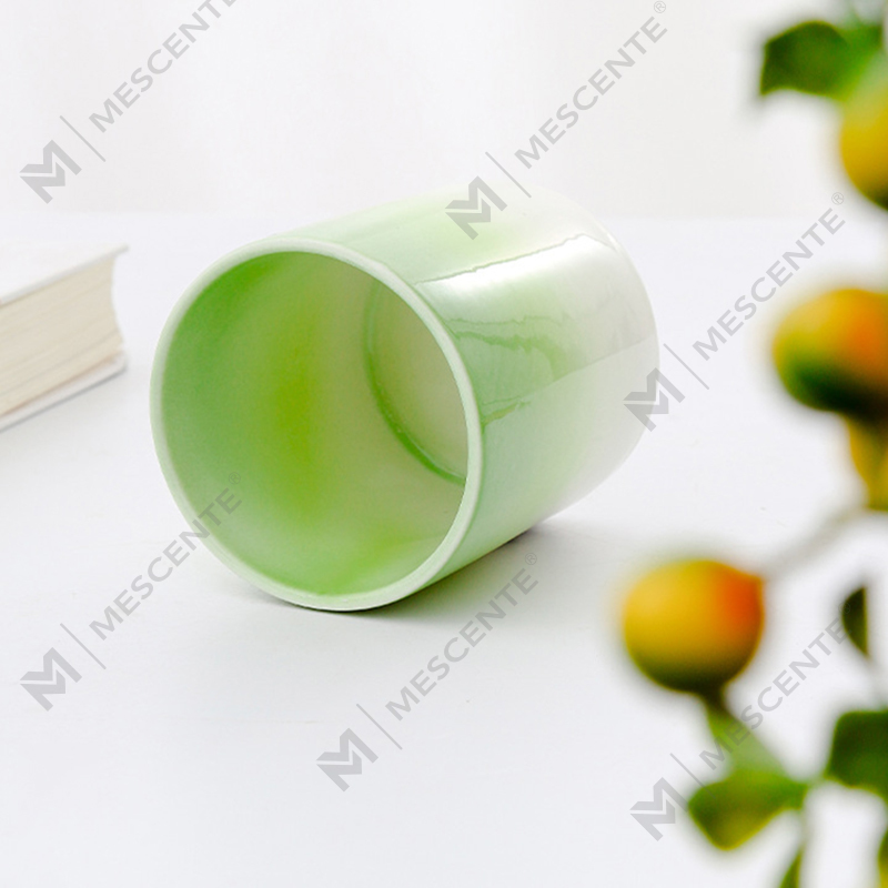 M&Scent Private Label Home Decoration op maat gemaakte geurkaarsen in keramische kaarsenpotten