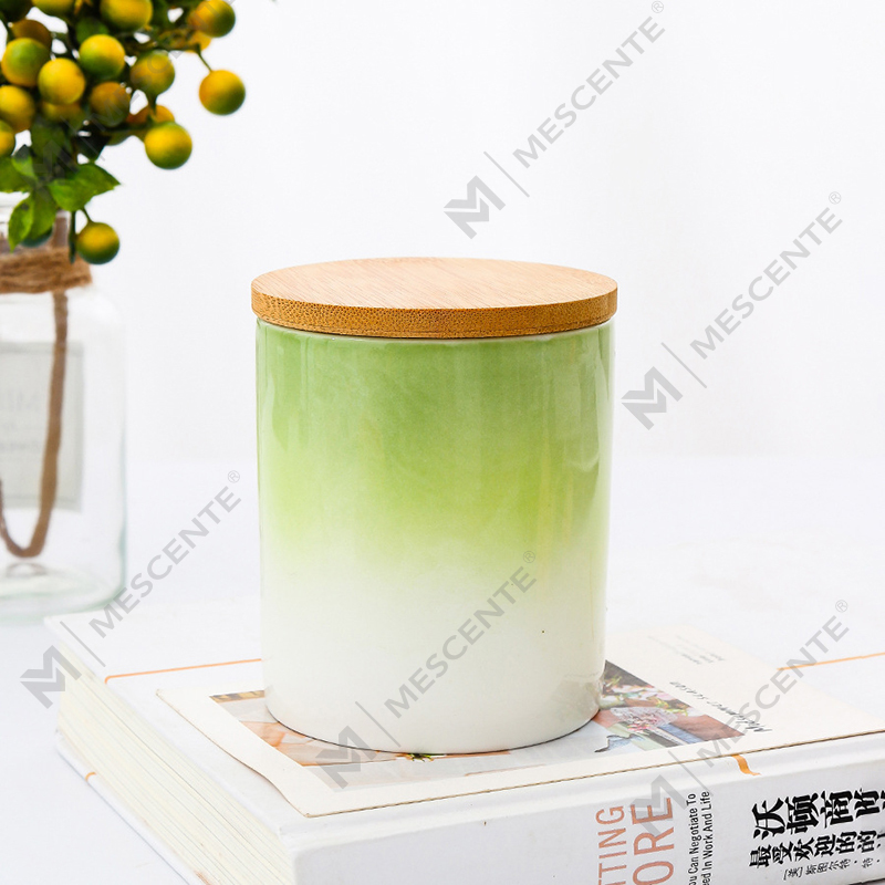 M&Scent Private Label Home Decoration op maat gemaakte geurkaarsen in keramische kaarsenpotten