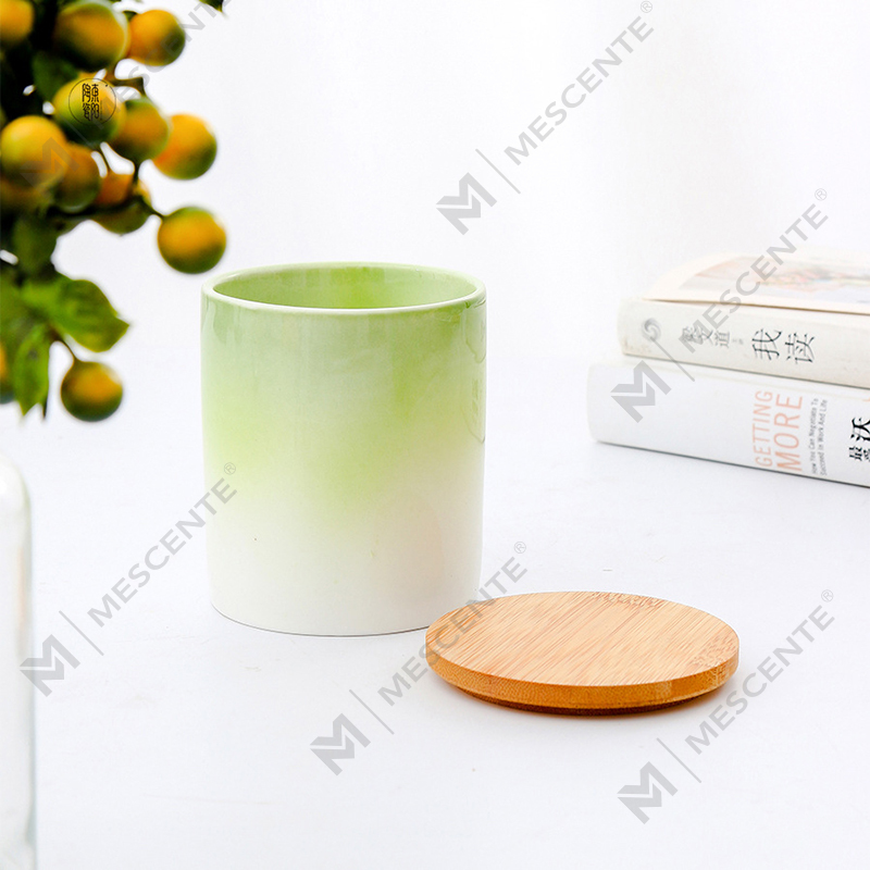 M&Scent Private Label Home Decoration op maat gemaakte geurkaarsen in keramische kaarsenpotten