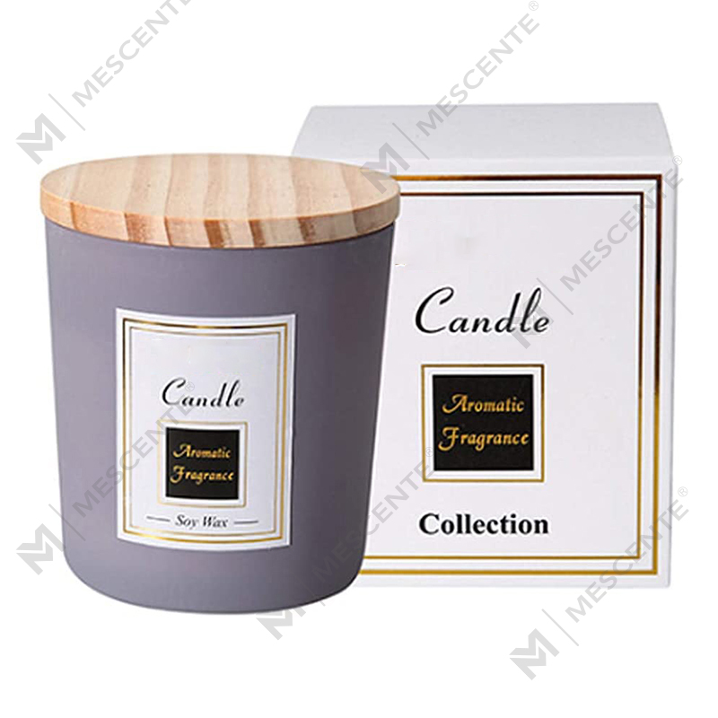 M&Scent handgemaakte bedrukte sojakaarsen, sandelhout muggenafstotende kaars