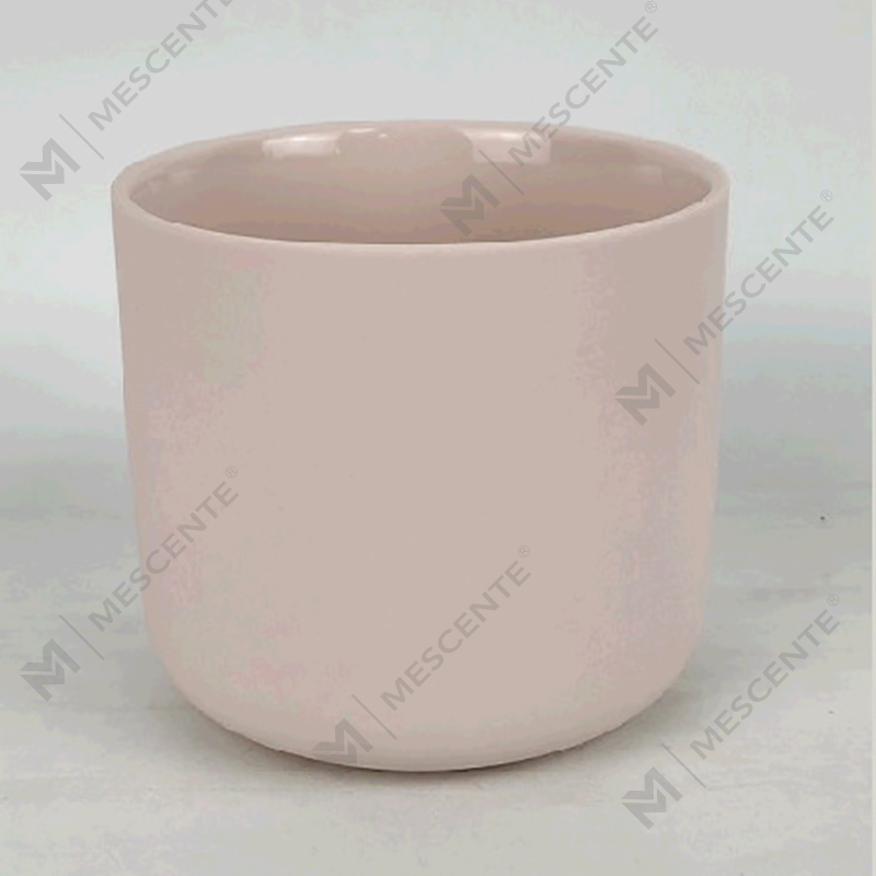 M&Scent Groothandel op maat moderne grote 3-lont zilverwit matte kerstkaarspot met bamboe deksel