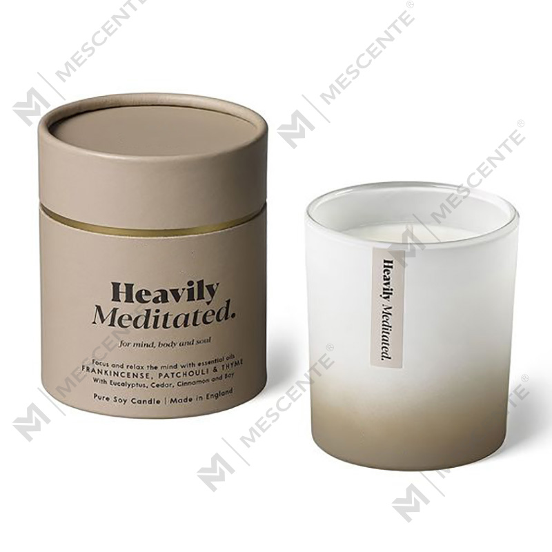 Luxe op maat gemaakte private label gekleurde sojawas Woodwick geurkaarsen van hoge kwaliteit in bulk
