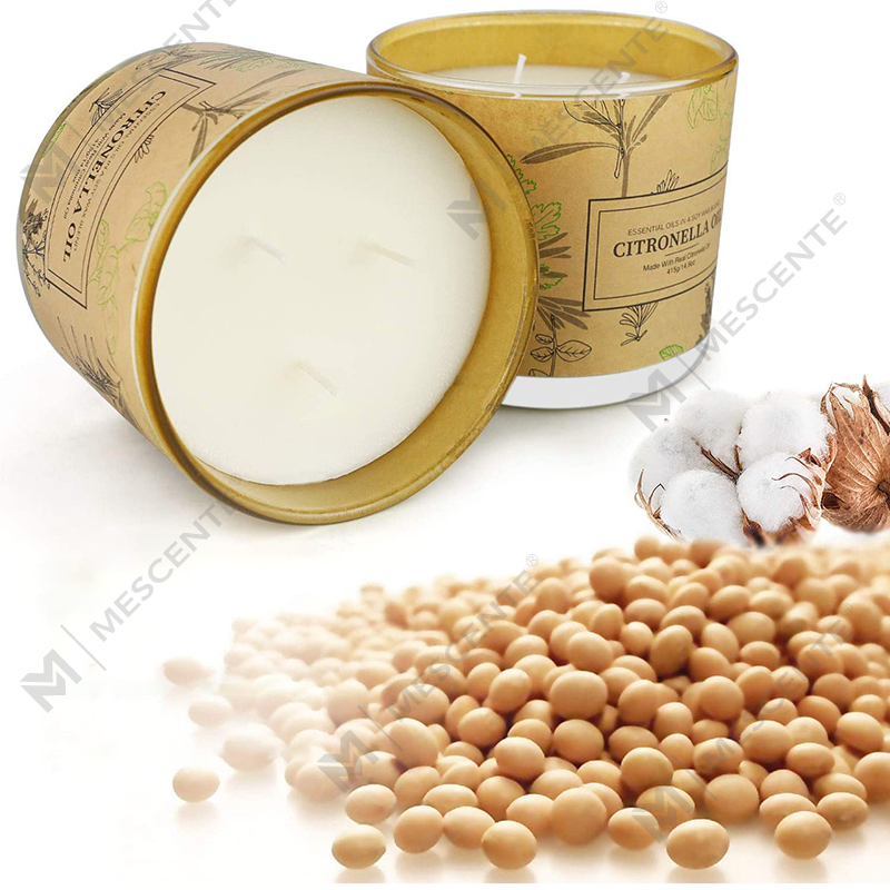 Langdurige 3-lontpotjes met geuraromatherapie Citronella-oliekaarsensets voor thuis, tuin, terras, balkon