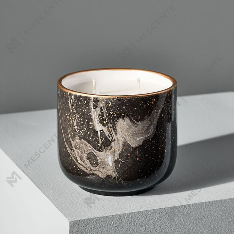 M&Scent Biologisch Private Label 2 lonten Soja Constellations Bad- en Lichaamswerk Koffie Geurkaarsen Cadeauset