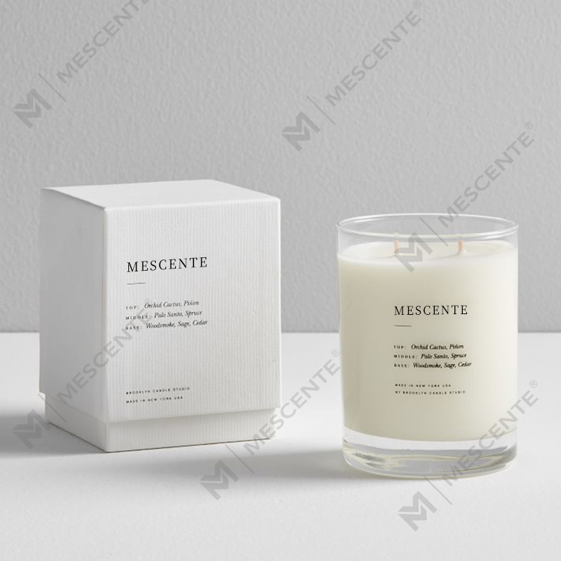 M&SENTE Nieuw product Woondecoratie Op maat gemaakte geurkaarsen met 2 lonten in glazen pot