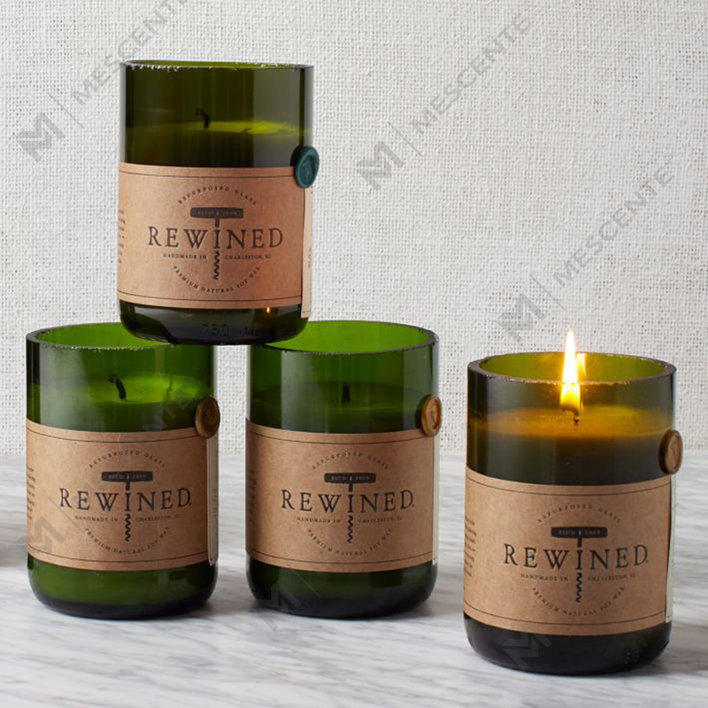 Luxe high-end woondecoratie Beste kwaliteit ontwerp op maat gemaakte geurkaarsen in geschenkdoos