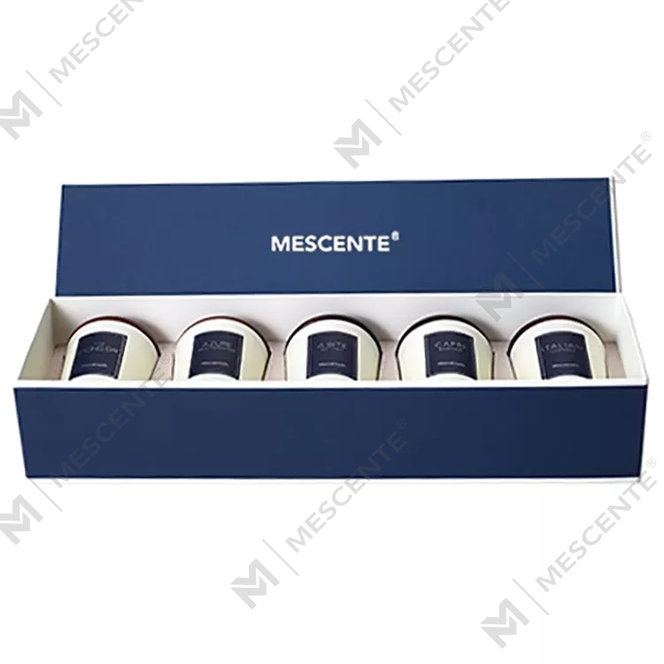 M&scent groothandel private label geurolie geurkaarsen luxe met deksel, aromatherapie kaars