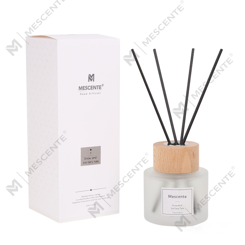 M&Scent groothandel luxe private label glazen fles rietverspreider met stop