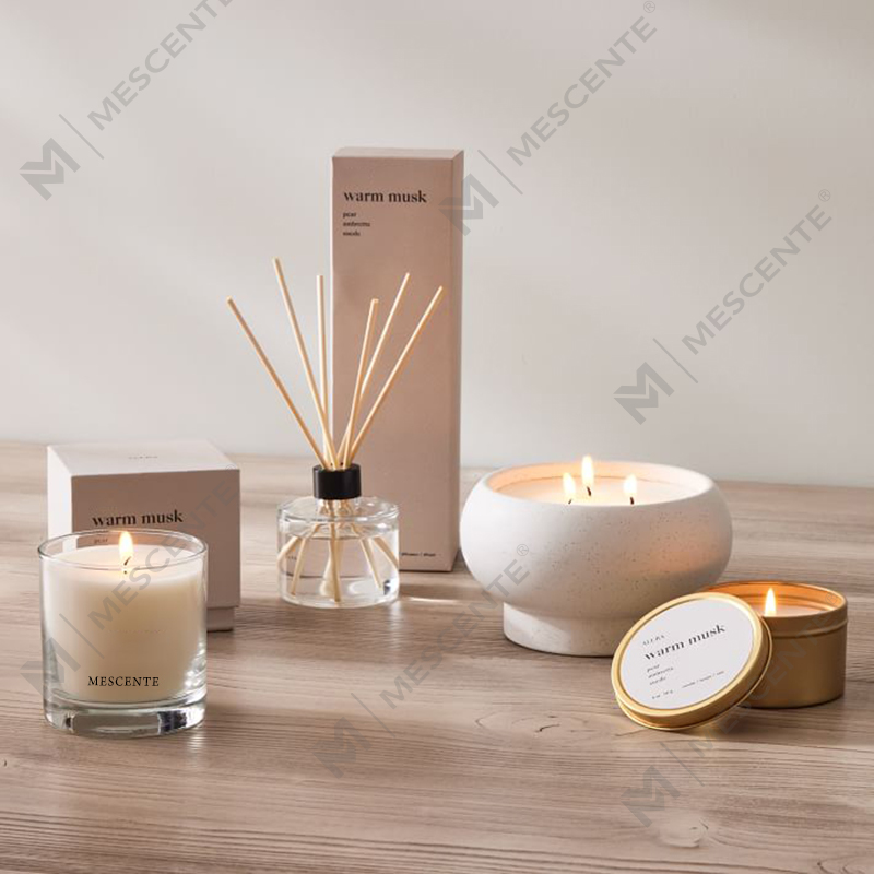 M&Scent op maat gemaakte luxe private label bloemrietverspreider met doos