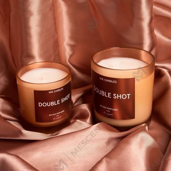 M&Scent groothandel luxe op maat gemaakte private label decoratie zwart glas kristal geurende sojawaskaarsen