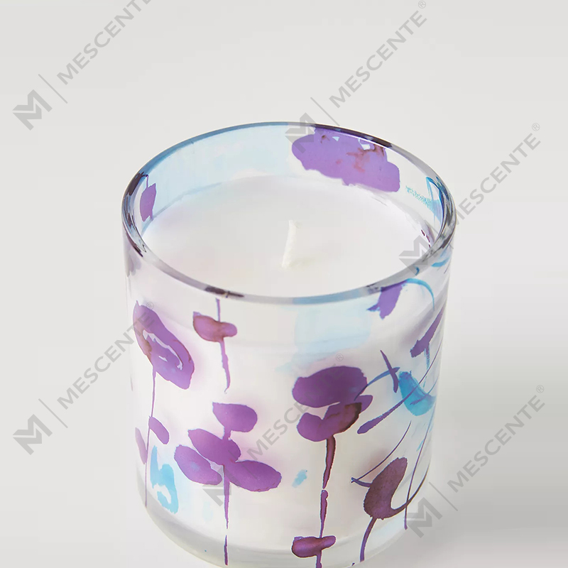 M&Scent Luxe op maat gemaakte decoratie Private Label 3 Wick A Sunday Painter Glass Crystal geurende sojawaskaarsen