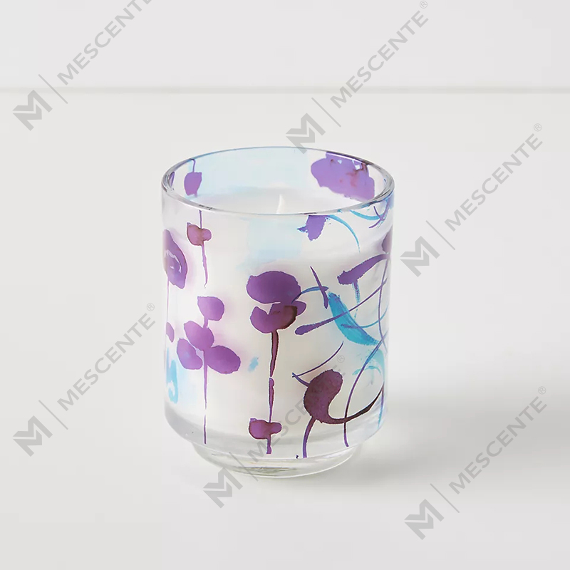 M&Scent Luxe op maat gemaakte decoratie Private Label 3 Wick A Sunday Painter Glass Crystal geurende sojawaskaarsen
