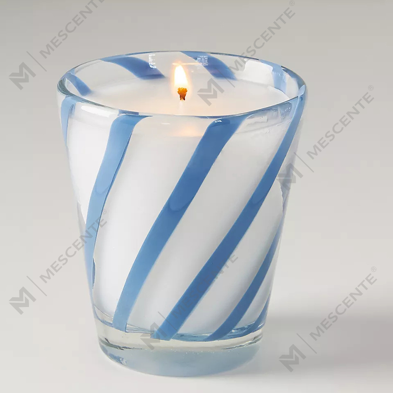 M&Scent luxe witte sojawas gepersonaliseerd logo bruiloft geurkaarsen