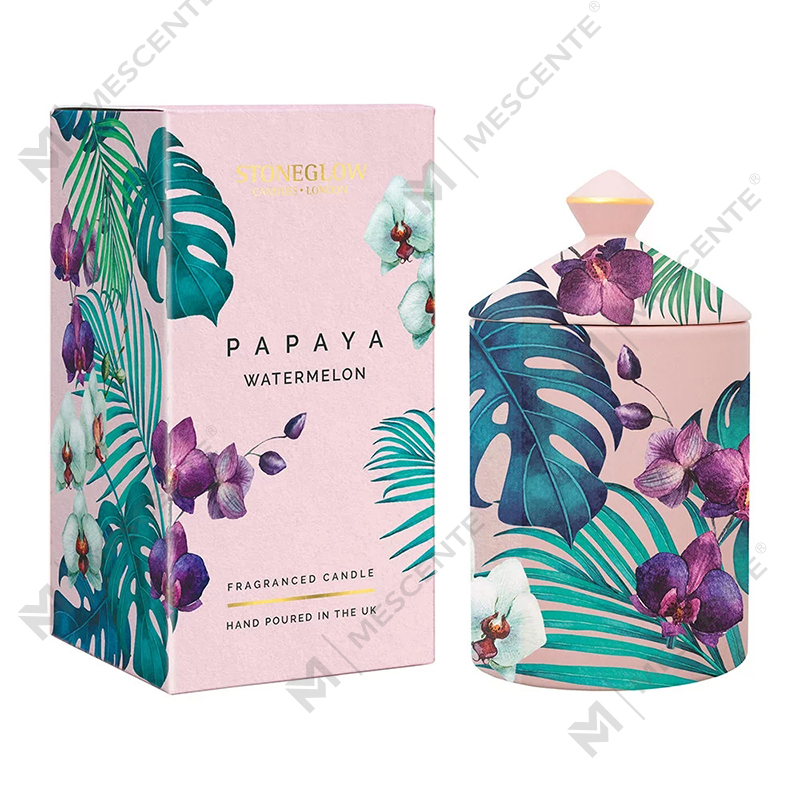 M&Scent Special Design Colour Urban Botanics Tumbler Kaars met vouwdoos