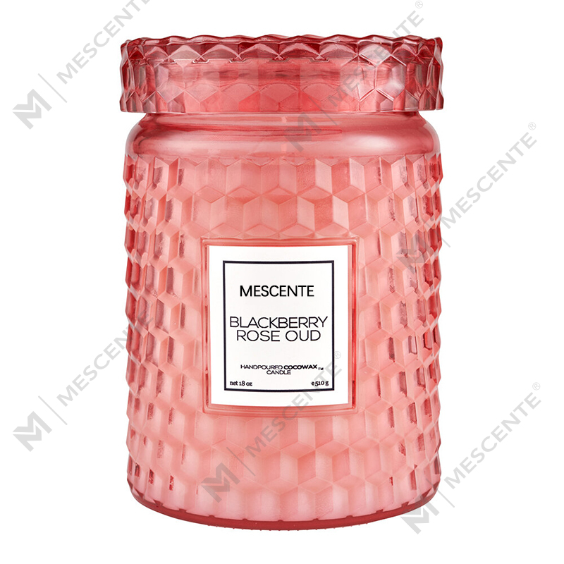 M&Scent Custom Kerstdecoratie Blackberry Rose Oud Icon Kaars