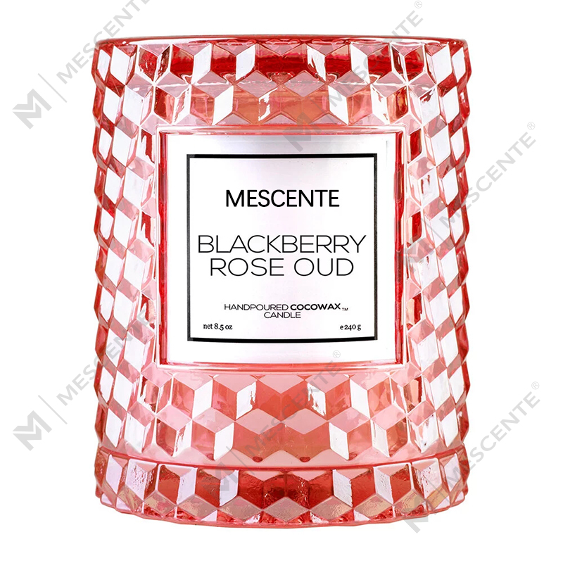 M&Scent Custom Kerstdecoratie Blackberry Rose Oud Icon Kaars