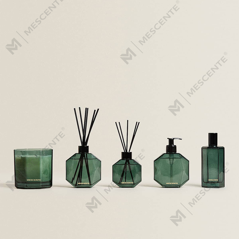 M&Scent Custom Factory Private Label glazen pot natuurlijke sojawas geurkaarsen