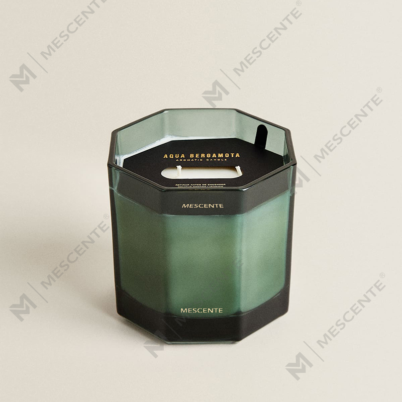 M&Scent Custom Factory Private Label glazen pot natuurlijke sojawas geurkaarsen