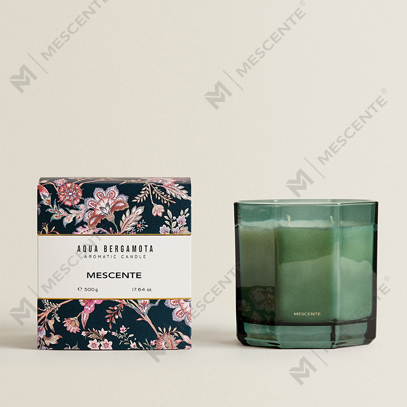 M&Scent Custom Factory Private Label glazen pot natuurlijke sojawas geurkaarsen