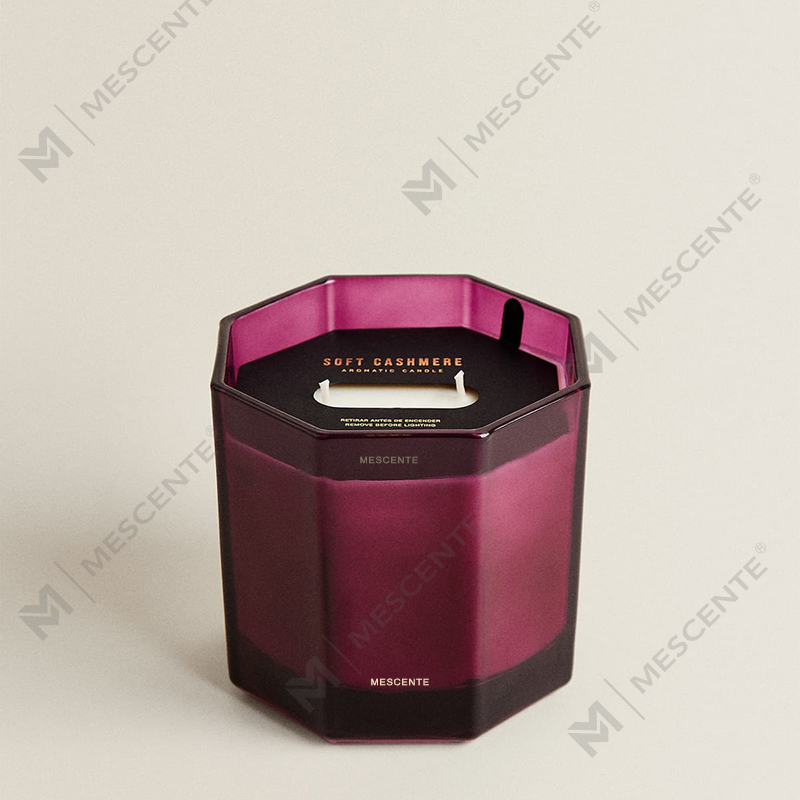 M&Scent Luxe kerstgeurkaarsen Aromatherapie Aroma Sojawaskaarsen in zwarte glazen pot geschenkdoos