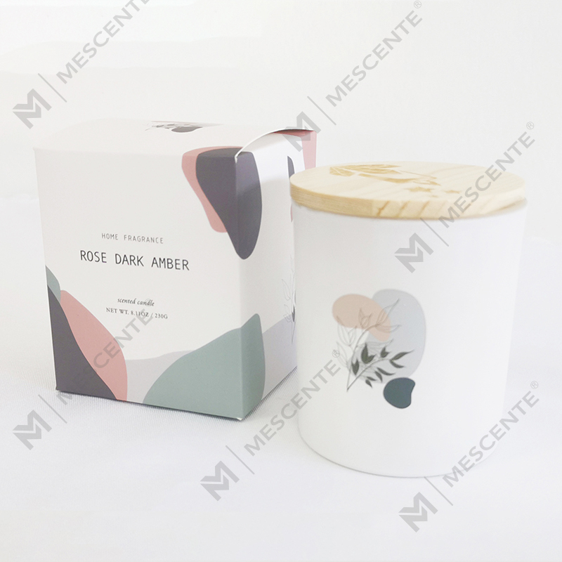 M&Scent Meerdere hoogwaardige 100% natuurlijke sojakaarsen met aromageur in glazen pot met deksel