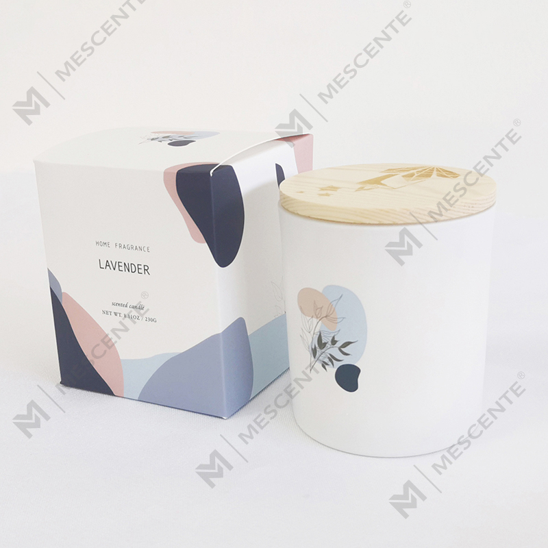M&Scent Meerdere hoogwaardige 100% natuurlijke sojakaarsen met aromageur in glazen pot met deksel
