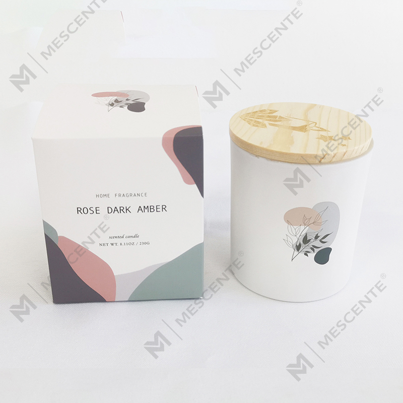 M&Scent Meerdere hoogwaardige 100% natuurlijke sojakaarsen met aromageur in glazen pot met deksel