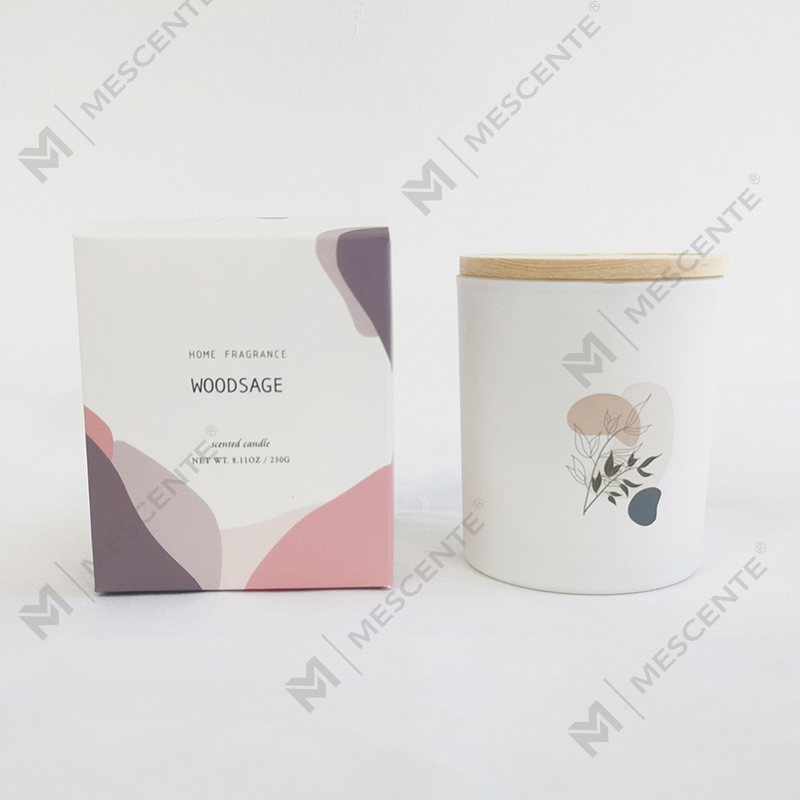 M&Scent Meerdere hoogwaardige 100% natuurlijke sojakaarsen met aromageur in glazen pot met deksel