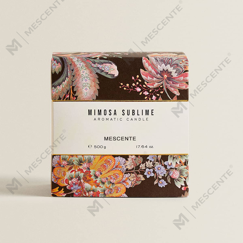 Hete verkoop op maat gemaakte luxe private label spirituele sojawas geurkaarsen met geschenkdoos