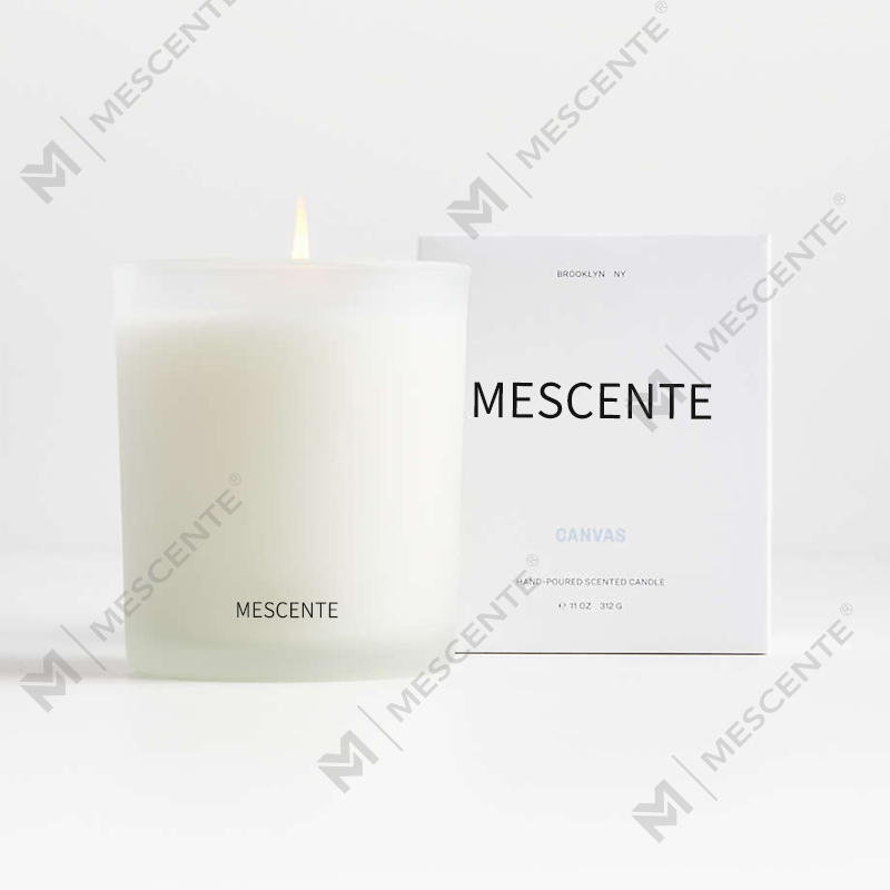M&Scent groothandel luxe private label sojawas geurkaarsen met doosje