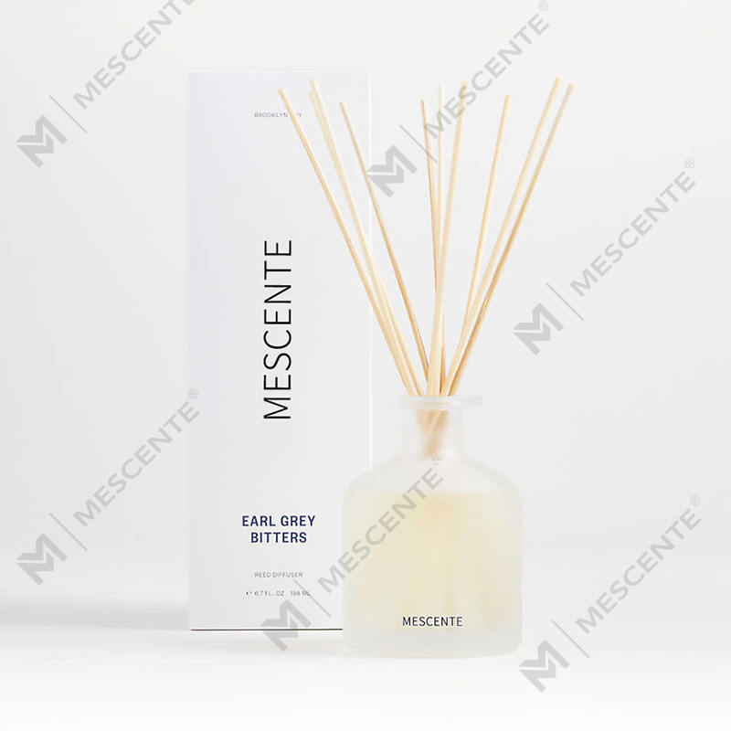 M&Scent luxe private label paarse kleur aroma-rietverspreider cadeauset met doos