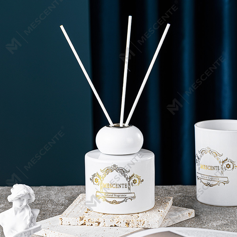 M&Scent luxe private label kaars aroma geurkaars rietverspreider met doosverpakking