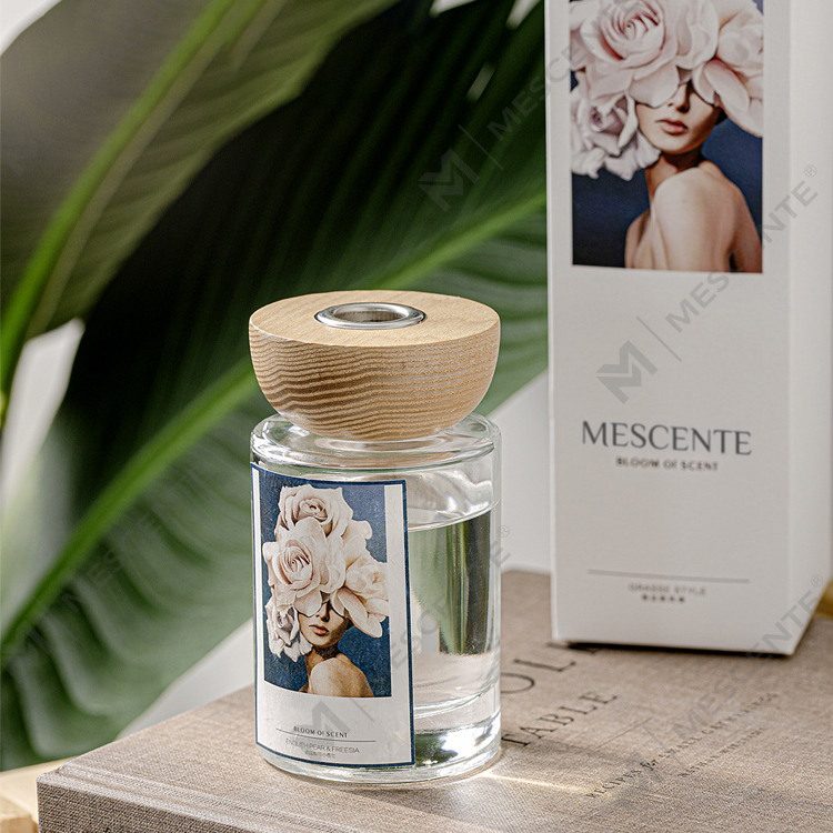 M&Scent groothandel private label glazen flesstokjes rietverspreidersets met stop