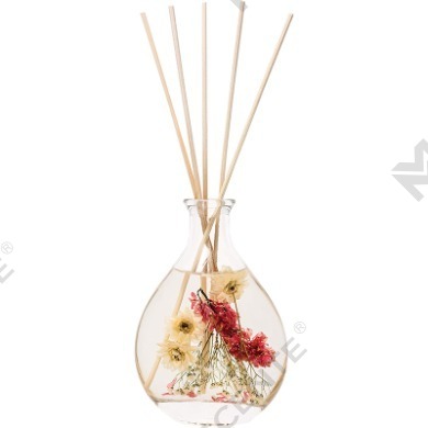M&Scent groothandel luxe private label glazen fles rotanstok rietverspreidersets met stop