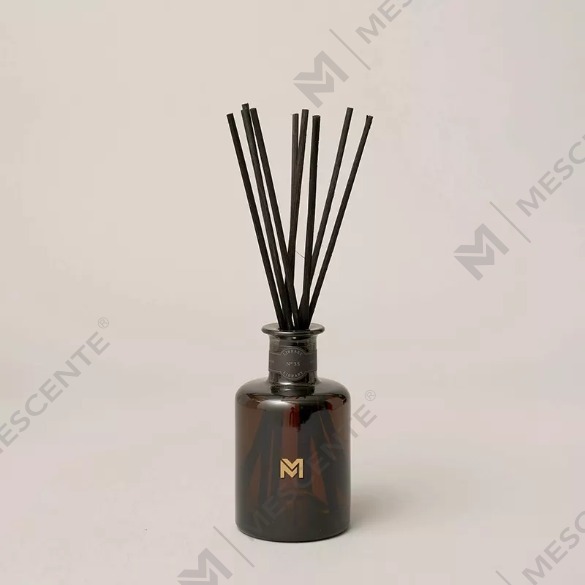 M&Scent groothandel luxe 500 ml zwarte fles diffuser Reed geurrietverspreider met geschenkdoos