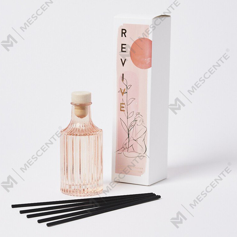 M&Scent Custom 100ml 200ml glazen fles voor bloemrietverspreider