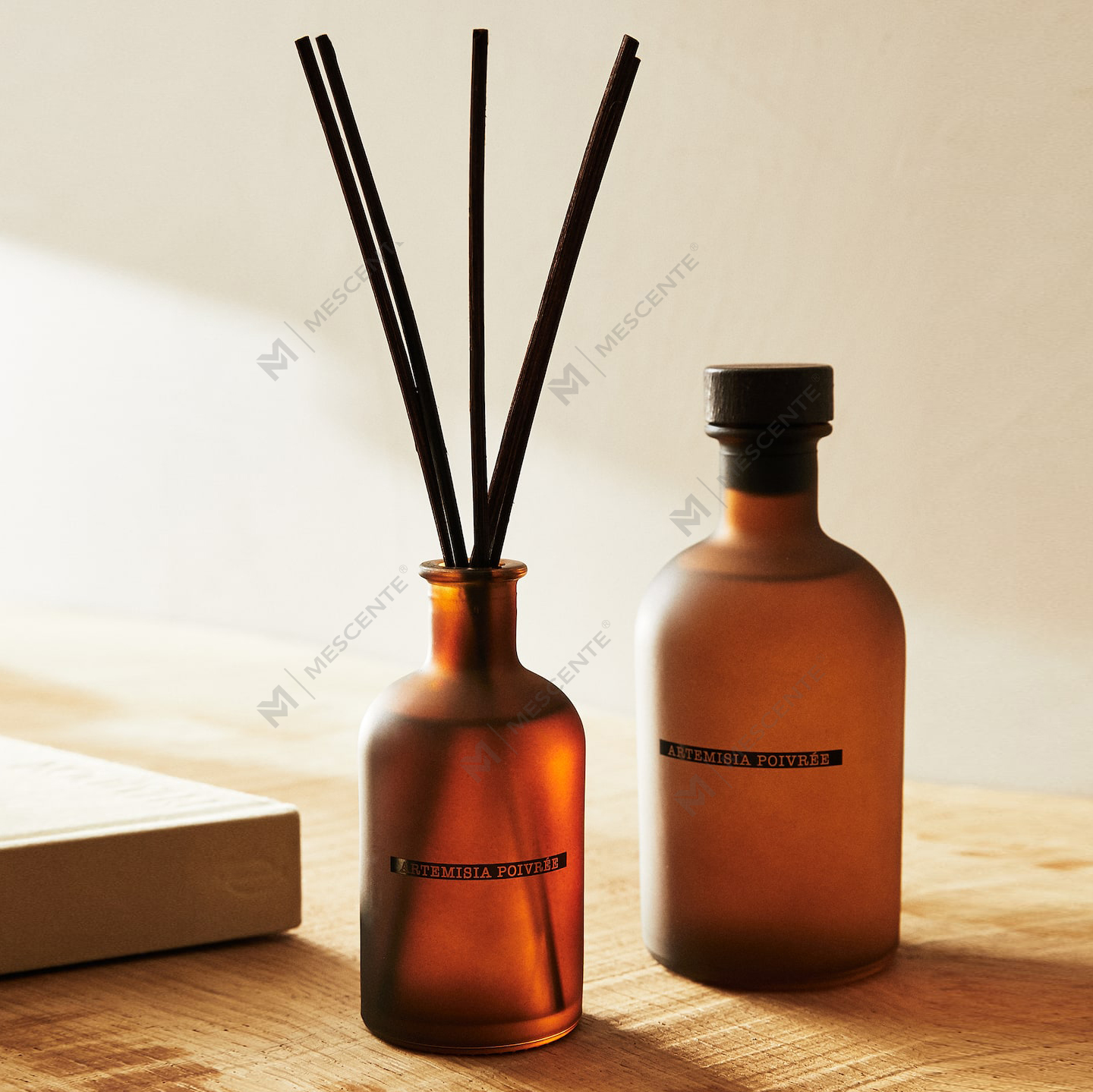 Luxe Grote Zwarte Frosted Fles 50 ml 300 ml Gedroogde Bloem Bloemen Aroma Essentiële Olie Riet Diffuser Olie Set bulk